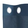 vidaXL Tende in Voile con Occhielli 2 pz Blu Reale