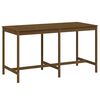 vidaXL Tavolo da Giardino Ambra 203,5x90x110cm Legno Massello di Pino