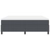 vidaXL Letto a molle Grigio Scuro e Bianco 180 x 200 cm
