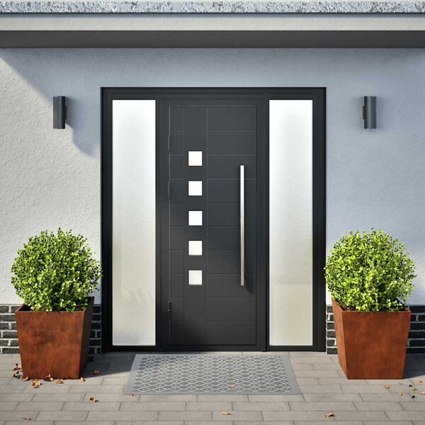 vidaXL Fioriere da Giardino 2 pz 50x50x50 cm in Acciaio Corten