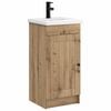 vidaXL Mobile da bagno con lavabo Rovere Artigianale 42 x 40 x 84,5 cm