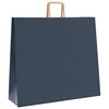 vidaXL Sacchetti di Carta 50 pz con Manici Blu 54x15x49 cm