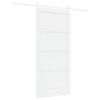 vidaXL Porta scorrevole ORKDAL 93 x 202 cm Legno ingegnerizzato Bianco