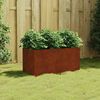 vidaXL Fioriera 80x40x40 cm in Acciaio Corten