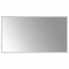 vidaXL Specchio da bagno LED Trasparente 90 x 50 cm vetro temperato
