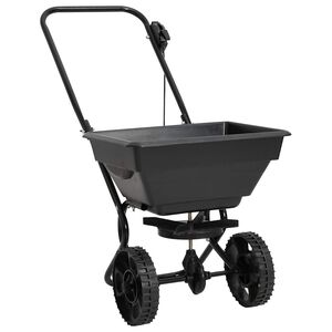 vidaXL Spargisale a Spinta in PVC e Acciaio 80x46x75 cm 15 L