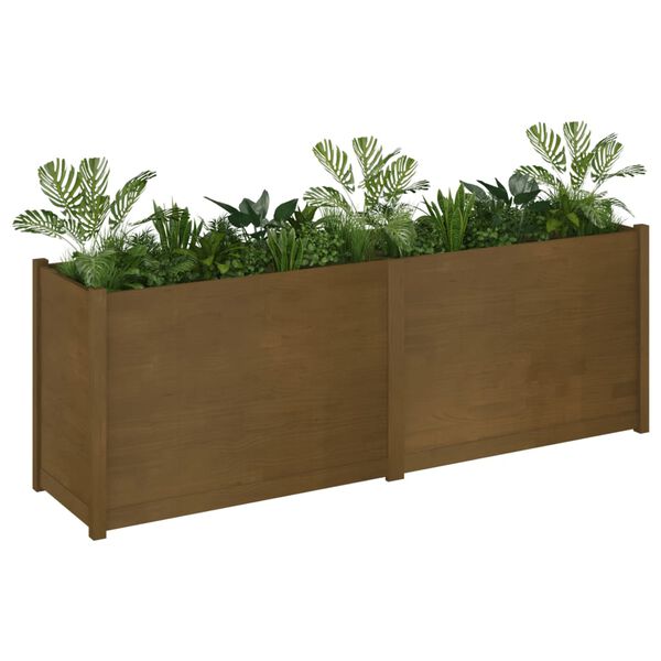 vidaXL Fioriera da Giardino Ambra 200x50x70 cm Legno Massello di Pino