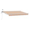 vidaXL Tettuccio Elettrico Retrattile Blu, Arancione, Bianco 3 x 2,5 m