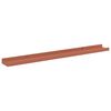 vidaXL Scaffale da parete 4 pcs Rosso 80 x 9 x 3 cm Legno multistrato