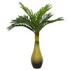 vidaXL Pianta di Palma Artificiale 9 Foglie 70 cm Verde