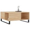 vidaXL Tavolino Salotto Rovere Sonoma 80x80x36,5 cm Legno Multistrato