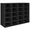 vidaXL Scarpiera in Legno Multistrato 92x30x67,5 cm Nera