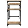 vidaXL Scrivania Rovere artigianale 135 x 50 x 90 cm Legno multistrato