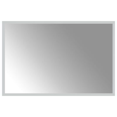 vidaXL Specchio da Bagno con Luci LED 60x40 cm