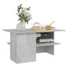 vidaXL Tavolino Salotto Grigio Cemento 90x60x46,5 cm Legno Multistrato