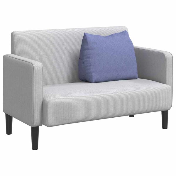 vidaXL Cuscino per Schiena Blu jeans 60 x 20 x 50 cm Tessuto