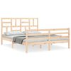 vidaXL Giroletto con Testiera 160x200 cm in Legno Massello