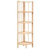 vidaXL Scaffale ad Angolo in Legno di Cedro 27x27x110 cm