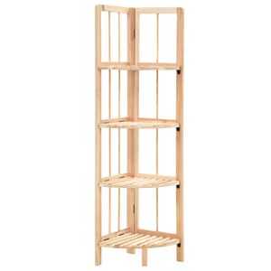 vidaXL Scaffale ad Angolo in Legno di Cedro 27x27x110 cm