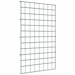 vidaXL Set di Recinzione per Stagno 8 pz 50 x 80 cm Acciaio Verde