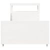 vidaXL Letto senza Materasso Bianco 90x190 cm in Legno Massello Pino