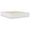 vidaXL Struttura del letto Bianco 200 x 200 cm Legno multistrato