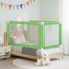 vidaXL Sponda Letto di Sicurezza per Bambini Verde 150x25cm in Tessuto