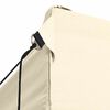 vidaXL Tenda Pieghevole Pop-Up 4 Pareti Laterali 3x4,5 m Bianco Crema