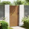 vidaXL Cancello da giardino 85x175 cm in acciaio Corten