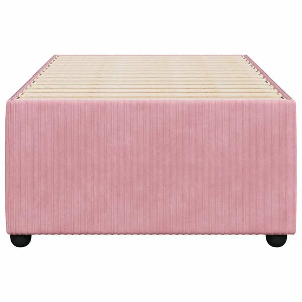 vidaXL Giroletto Rosa 80x200 cm in Velluto