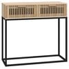 vidaXL Tavolino Consolle 80x30x75 cm Legno Multistrato e Ferro