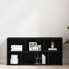 vidaXL Libreria Rovere Nero 50x25x104 cm in Legno Multistrato