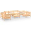vidaXL Set Divani da Giardino 8 pz in Legno Massello di Pino