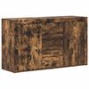 vidaXL Credenza Rovere fum&eacute; 120 x 36 x 69 cm Legno multistrato