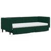 vidaXL Divano Letto Estraibile Cassetti Verde Scuro 80x200cm Velluto