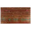 vidaXL Piano Tavolo 100x60x1,5 cm Rettangolare in Massello di Recupero