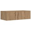 vidaXL Scrivania a parete Rovere artigianale 100 x 45 x 30 cm
