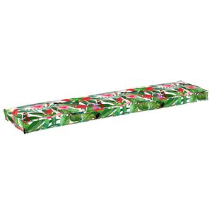 vidaXL Cuscino per pallet Floreale Giungla Tropicale 180 x 40 x 8 cm