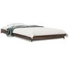 vidaXL Giroletto Rovere Marrone 75x190 cm Legno Multistrato e Metallo