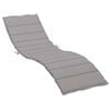 vidaXL Cuscino per Lettino Grigio 200x50x3 cm in Tessuto Oxford