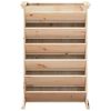 vidaXL Fioriera per Erbe 6 Ripiani 69x40x101,5cm Legno Massello Pino