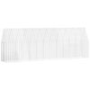vidaXL Gabbia per polli 2 pz Argento 600 x 100 x 210 cm
