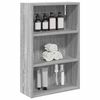 vidaXL Armadio da bagno a muro Sonoma grigia 40 x 16 x 62,5 cm
