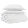 vidaXL Duvet Invernale con cuscino 3 pcs Bianco Piuma d'anatra