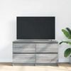 vidaXL Mobile TV Grigio Sonoma 100x35x54 cm in Legno Multistrato