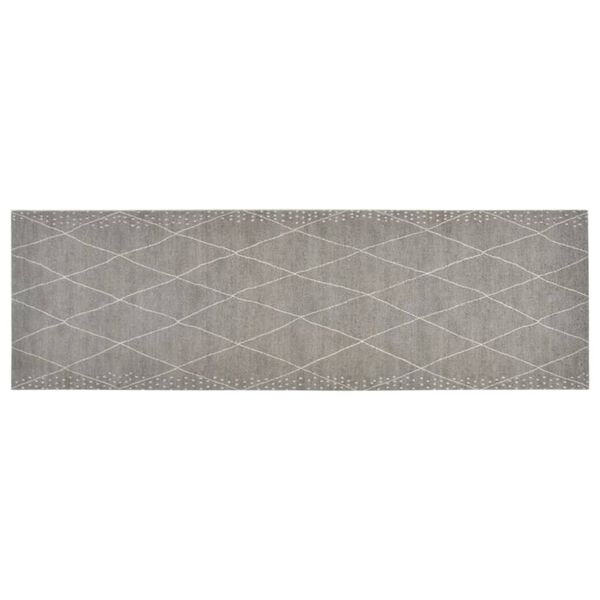 vidaXL Tappeto da Cucina Lavabile Rombi 60x180 cm Velluto