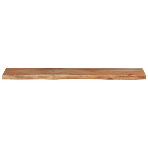 vidaXL Mensola Muro 110x20x3,8cm Rettangolare Legno Acacia Bordi Vivi