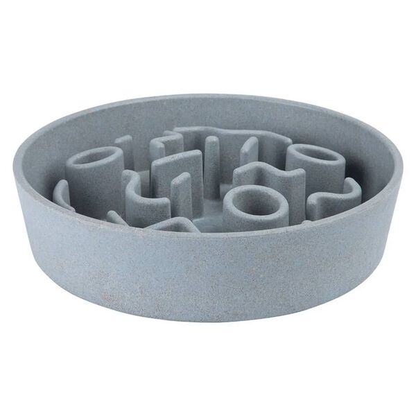 DISTRICT70 Ciotola Anti-Ingozzamento per Cani Bamb&ugrave; 21 cm Blu Ghiaccio