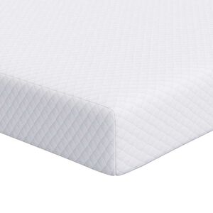 vidaXL Topper in schiuma memory 70 x 200 cm Thick Morbido Bianco