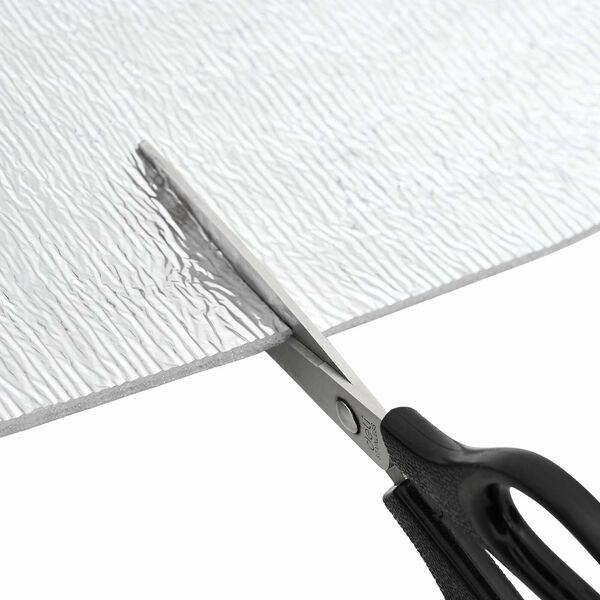 vidaXL Riflettore di calore per termosifoni Argento 10 x 1 m